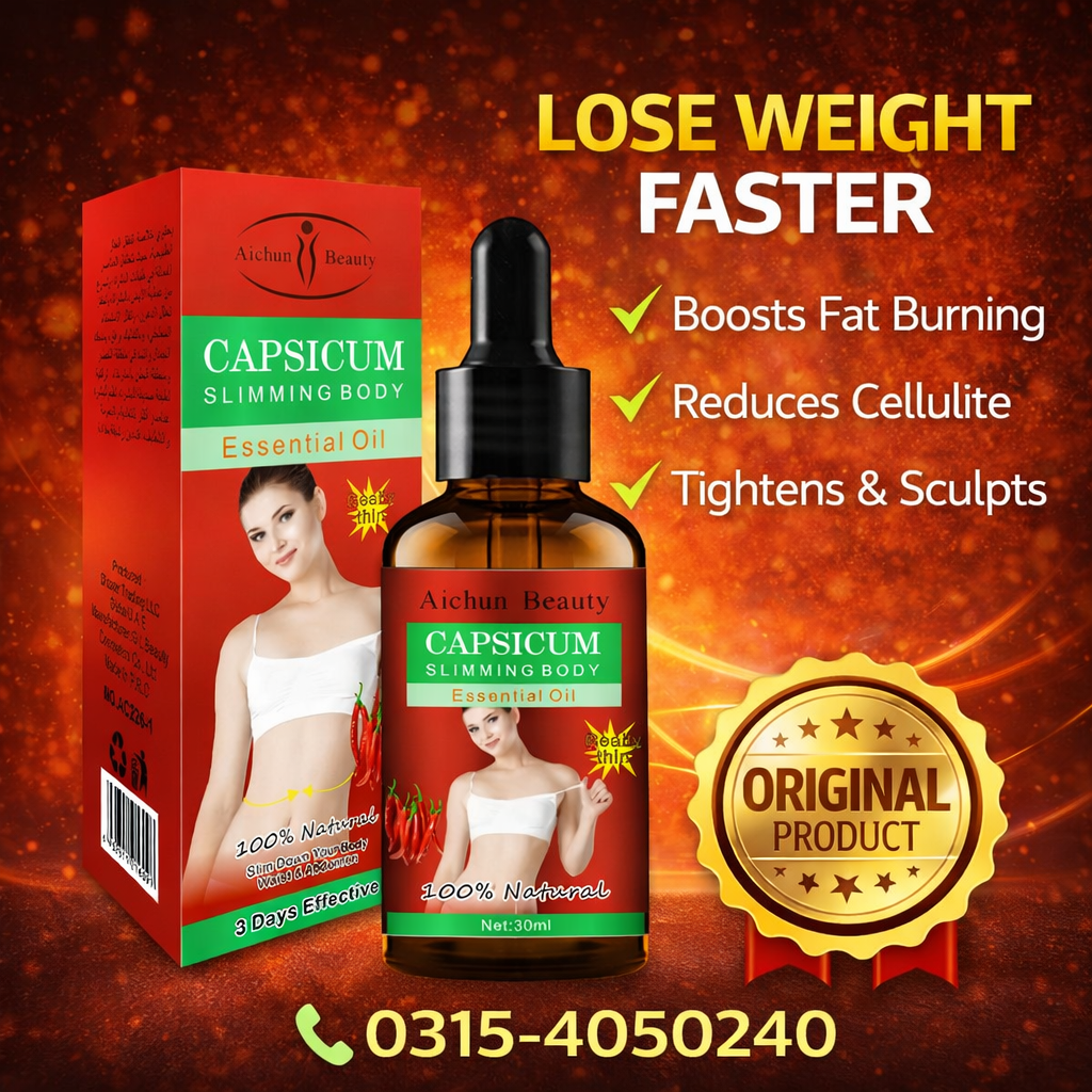 Capsicum Slimming Essential Oil In Pakistan Capsicum Slimming Essential Oil In Pakistan