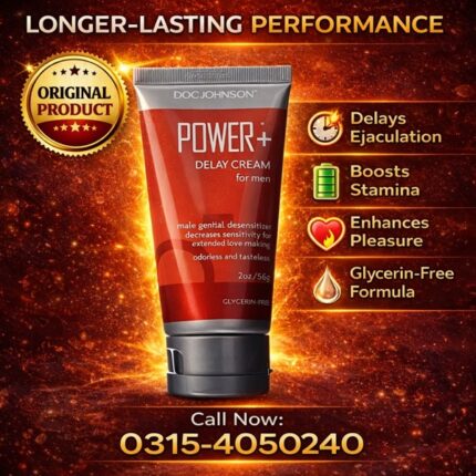 Doc Johnson Power Plus Delay Cream In Pakistan