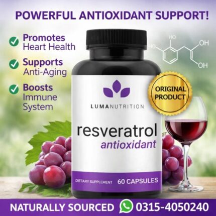 Luma Nutrition High Purity Resveratrol Capsule In Pakistan
