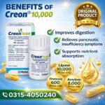 Creon 10000 Pancreatic Enzyme Capsules In Pakistan