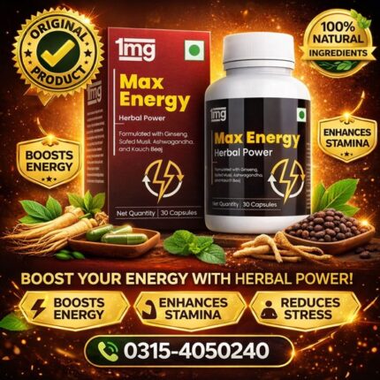 Max Energy Herbal Power Capsule In Pakistan