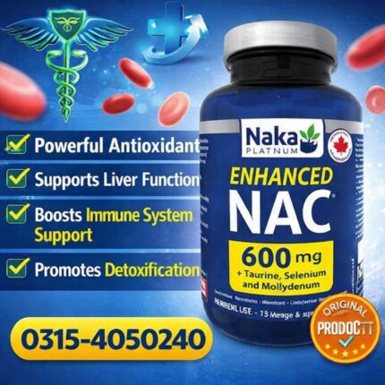 Naka Platinum Nutri NAC 600mg Capsules In Pakistan
