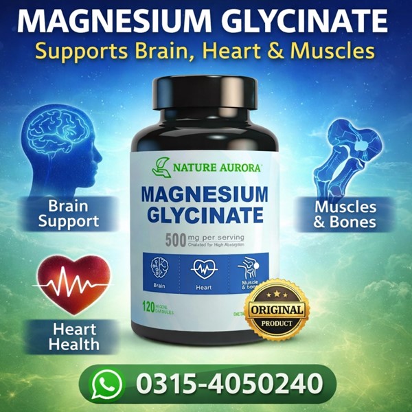 Nature Aurora Magnesium Glycinate 500mg In Pakistan Nature Aurora Magnesium Glycinate 500mg In Pakistan