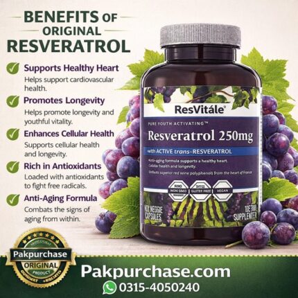 ResVitále Resveratrol 250mg In Pakistan