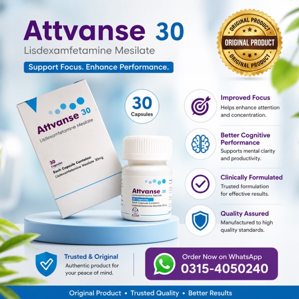 Attvanse 30mg Price In Pakistan Attvanse 30mg Price In Pakistan