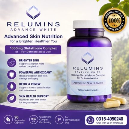 Relumins Advance White 1650mg Glutathione Complex In Pakistan